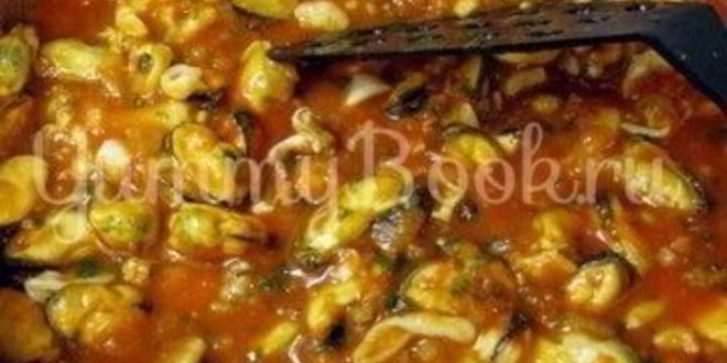 Рецепт универсальный томатный соус с морепродуктами