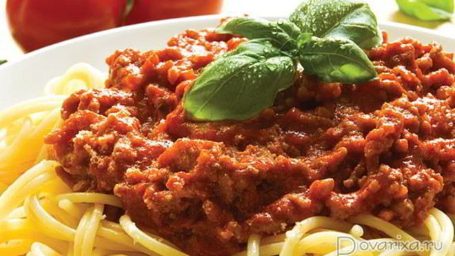 Рецепт Упрощенный соус Болоньезе