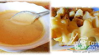 Рецепт Яблочно-горчичный соусВояжили Постный яблочный майонез