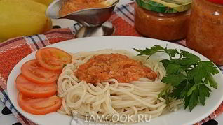 Рецепт Заправка для макарон из помидоров на зиму