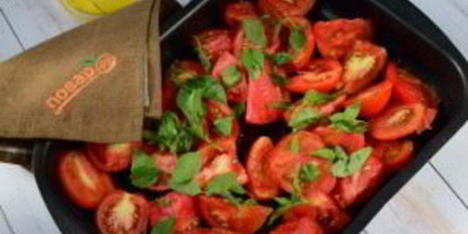 Рецепт зимний соус из запеченных помидоров