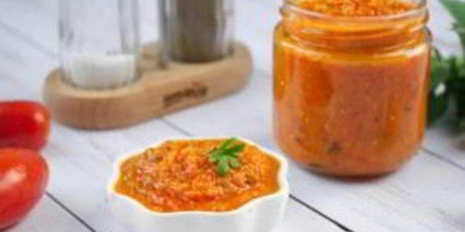 Рецепт зимний соус из запеченных помидоров