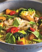 Азиатский суп с тыквой и брокколи