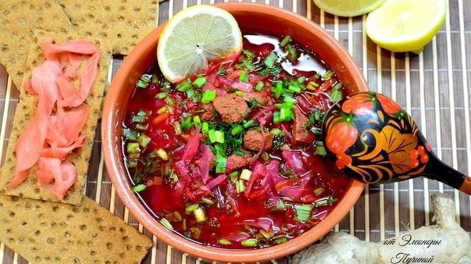 Рецепт Борщ без картошки