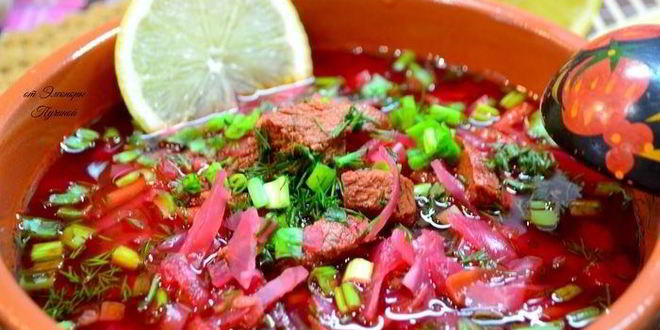 Рецепт борщ без картошки