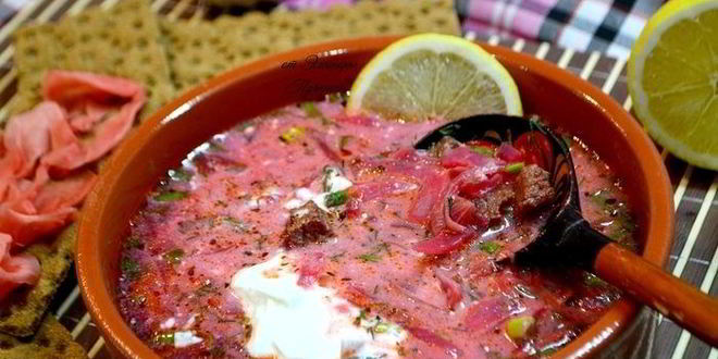 Рецепт борщ без картошки