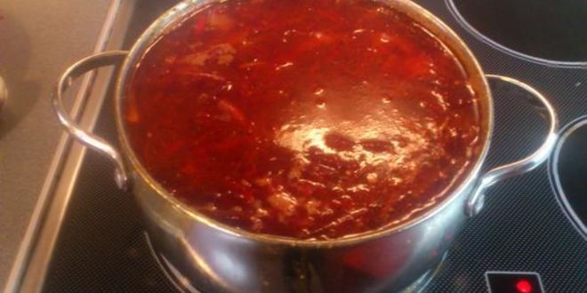 Рецепт борщ домашний