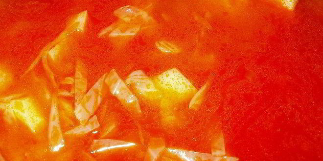 Рецепт борщ из капусты