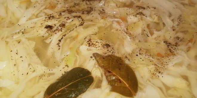 Рецепт борщ из капусты