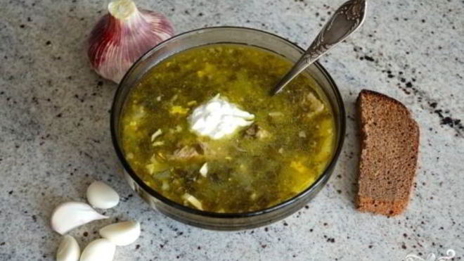 Рецепт Борщ из крапивы