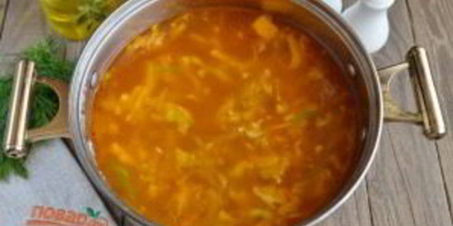 Рецепт борщ из свежей капусты