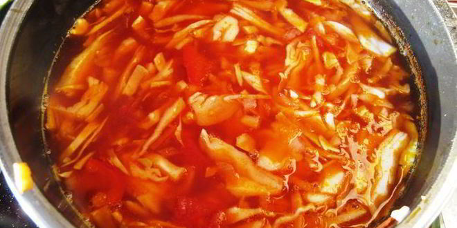 Рецепт борщ из свинины