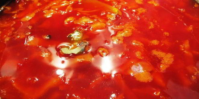 Рецепт борщ из свинины