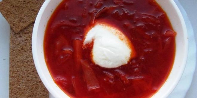 Рецепт борщ из свинины