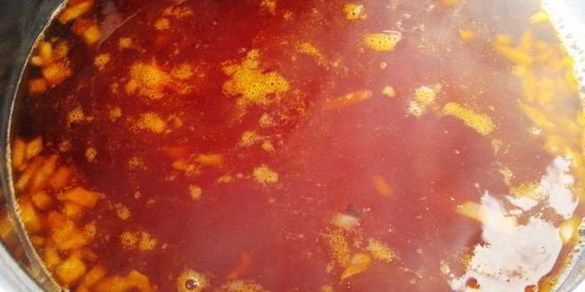 Рецепт борщ из свинины