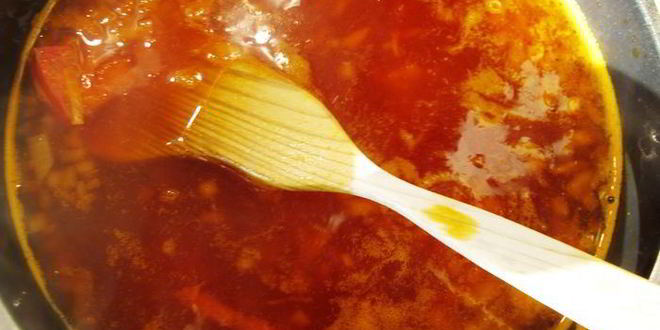 Рецепт борщ из свинины