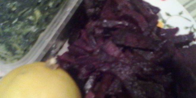 Рецепт борщ из запеченной свеклы