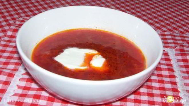 Рецепт Борщ кубанский