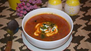 Рецепт Борщ на говяжьем бульоне