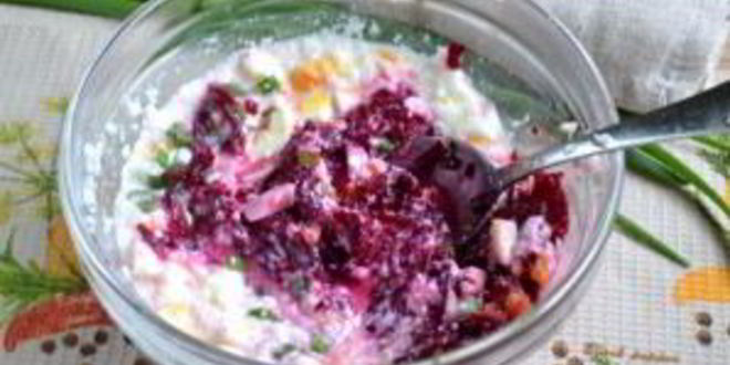 Рецепт борщ на кефире