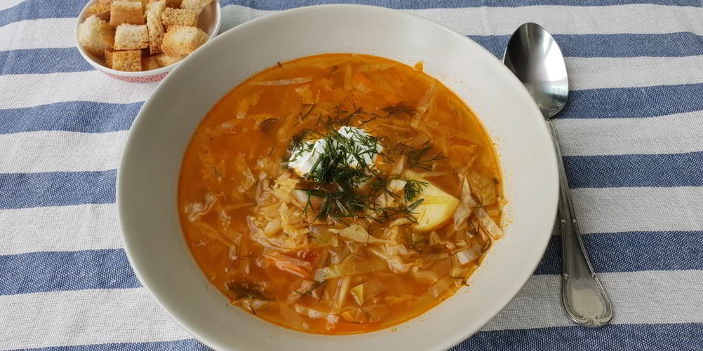 Как приготовить борщ на курином бульоне