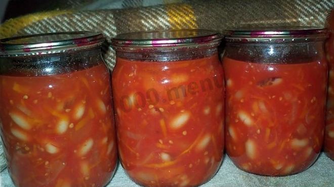 Рецепт Борщ на зиму с фасолью