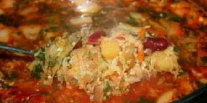 Рецепт борщ по-черниговски