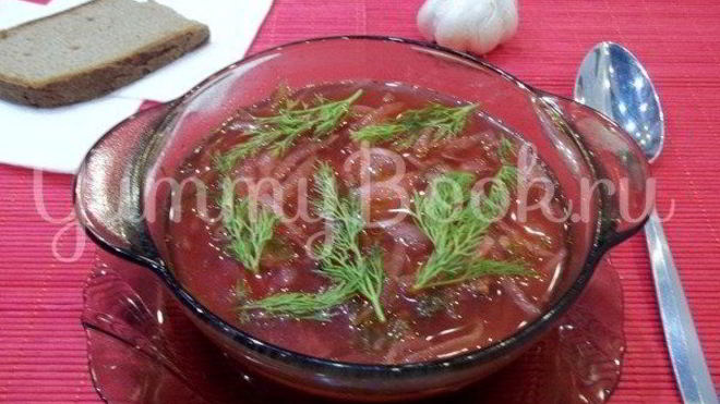 Рецепт Борщ по-украински