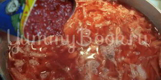 Рецепт борщ по-украински