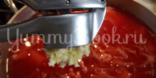 Рецепт борщ по-украински