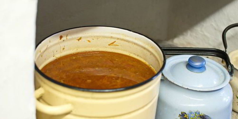 Как приготовить борщ с фасолью и капустой