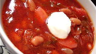 Рецепт Борщ с фасолью в мультиварке