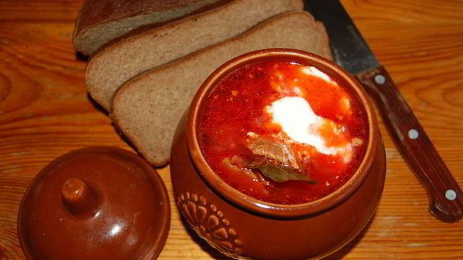 Рецепт Борщ с говядиной и свеклой