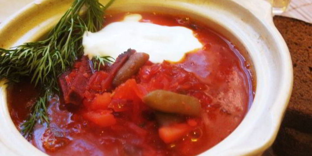 Как приготовить борщ с грибами