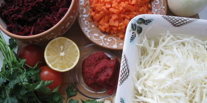 Рецепт борщ с капустой
