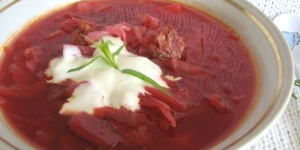 Как приготовить борщ с копчеными ребрышками