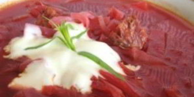 Рецепт борщ с копчеными ребрышками