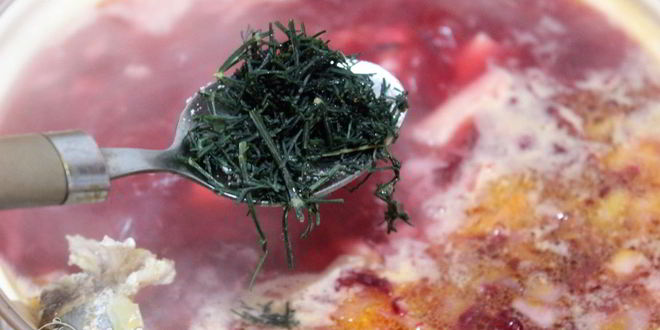 Рецепт борща с курицея