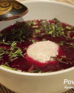 Борщ с огурцами