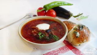 Рецепт Борщ с пампушками