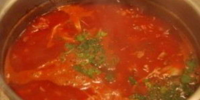 Рецепт борщ с пампушками