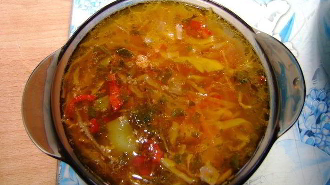 Рецепт Борщ с рыбой