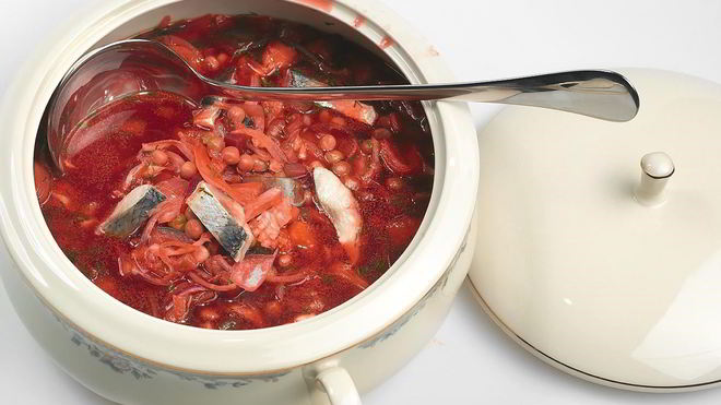 Рецепт Борщ с селедкой