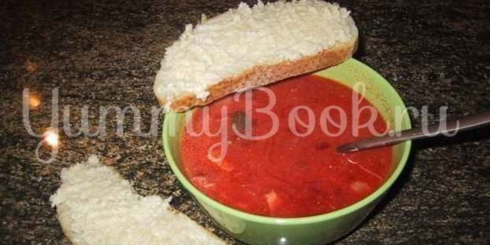 Рецепт весенний борщ