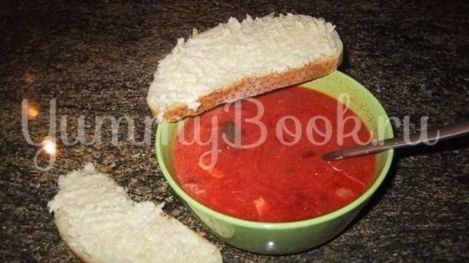 Рецепт Борщ с сыром