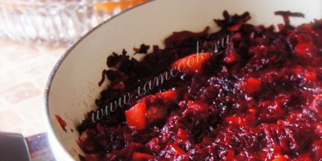 Рецепт борщ с телятиной