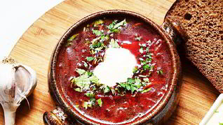 Рецепт Борщ с томатной пастой