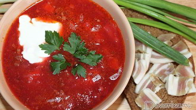 Рецепт Борщ с тушенкой