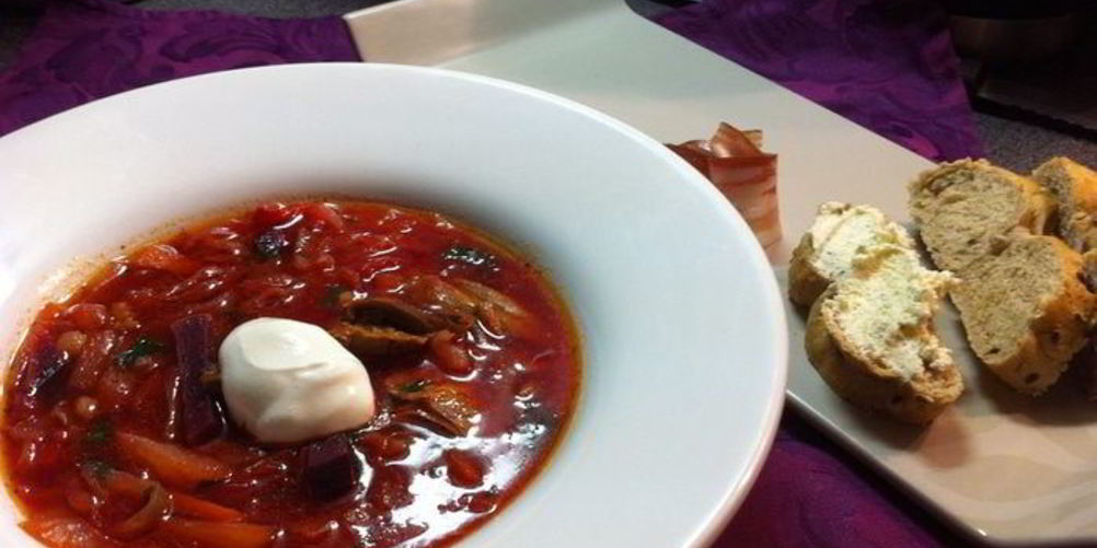 Как приготовить борщ с уткой