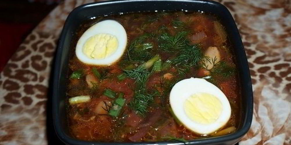 Рецепт борщ зеленый со щавелем